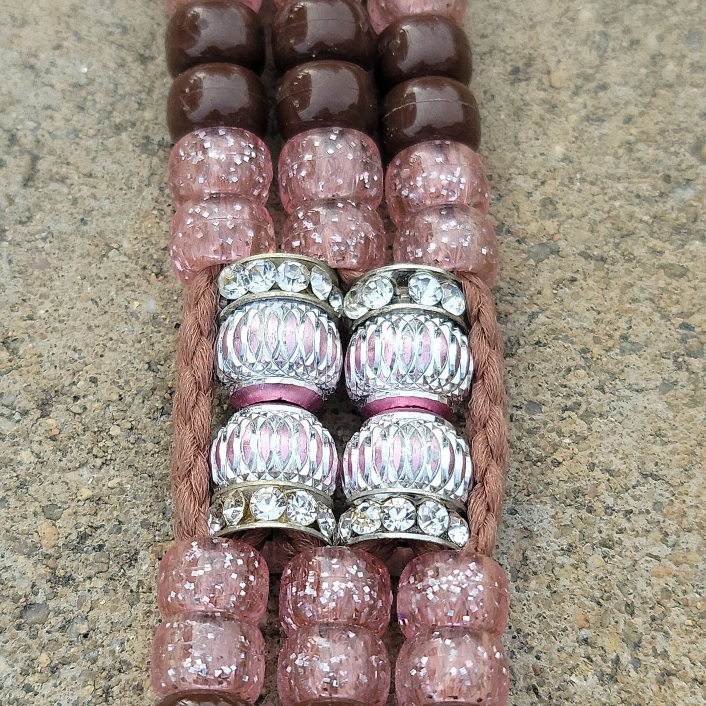 Custom Handmade Beaded Bling Dog Collar
