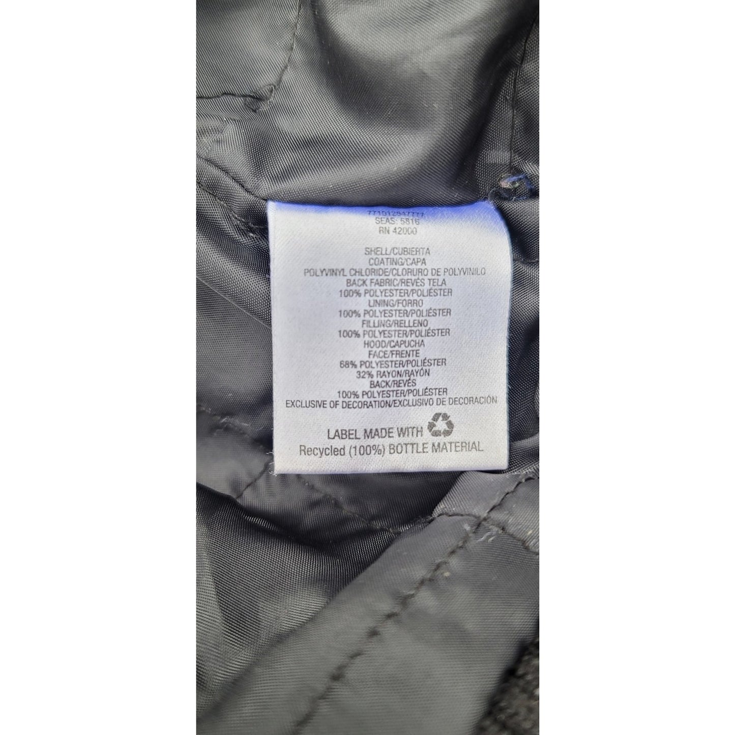 Vtg Route 66 Faux Leather Moto Jacket