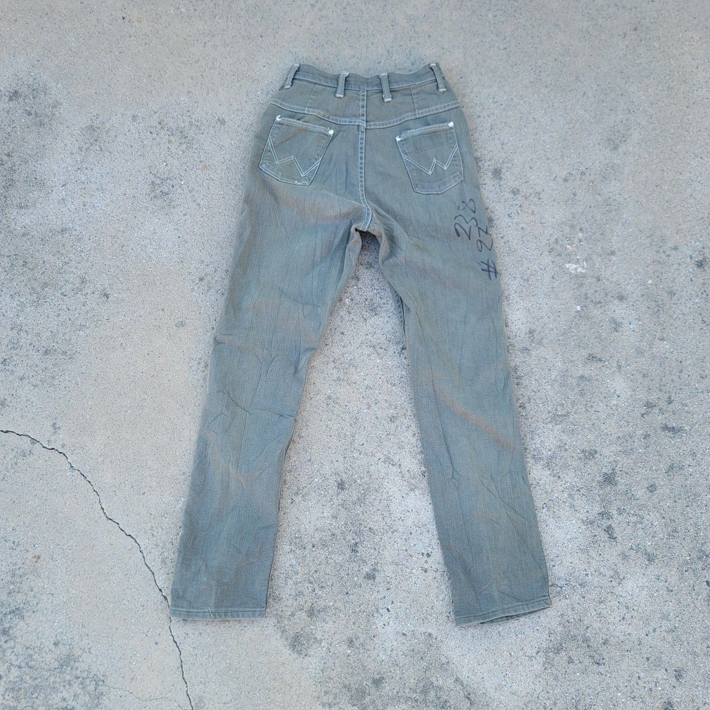 Vtg Wrangler Denim Jeans Western Juniors